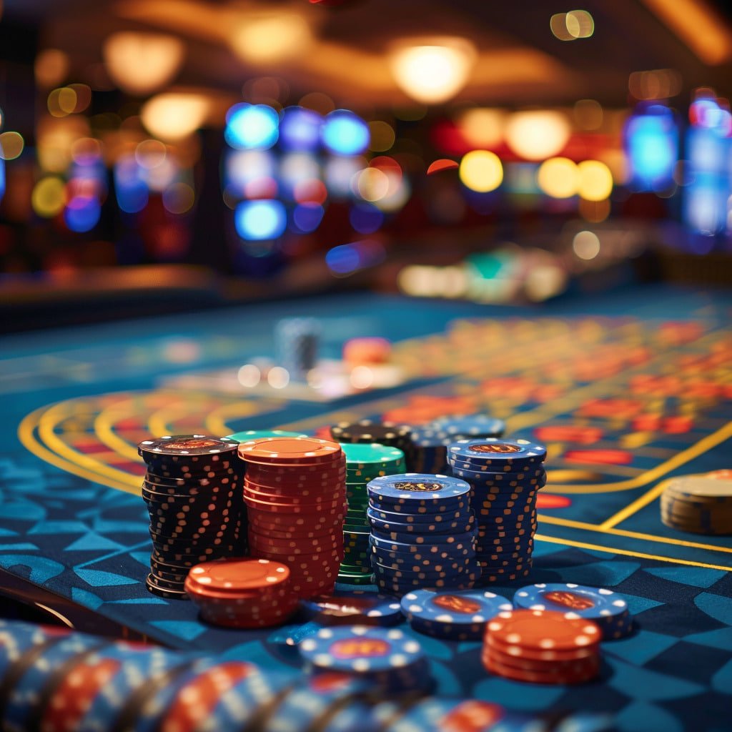 Antarmuka meja roulette Evolution Gaming dengan tampilan kartu taruhan dan roda real-time